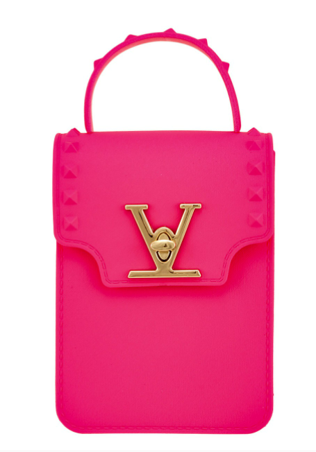 silicone bag, bag, mini bag, mini purse, light pink purse, crossbody,