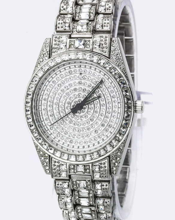 stainless steel watch, watch, diamond, diamond watch, silver watch, ice watch, yup she bad watch,