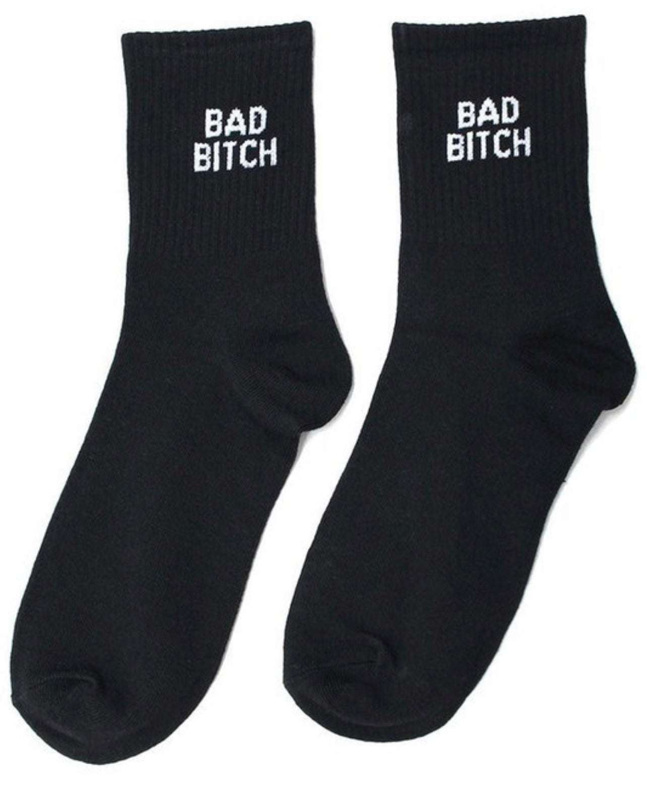 bad bitch, black socks .socks ,