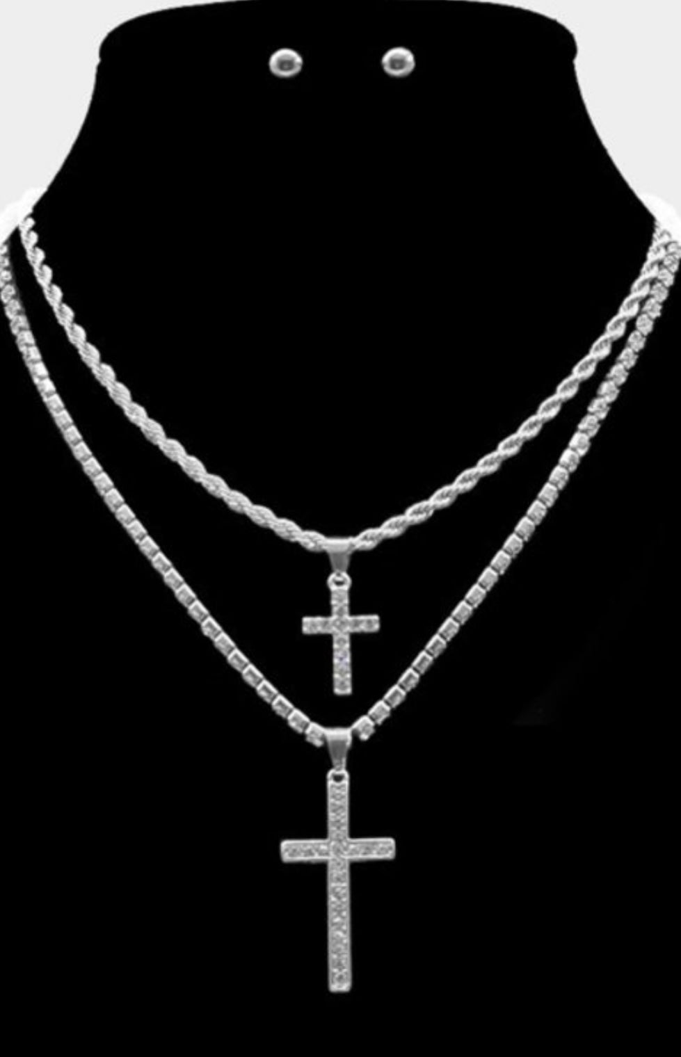 cross, necklace,