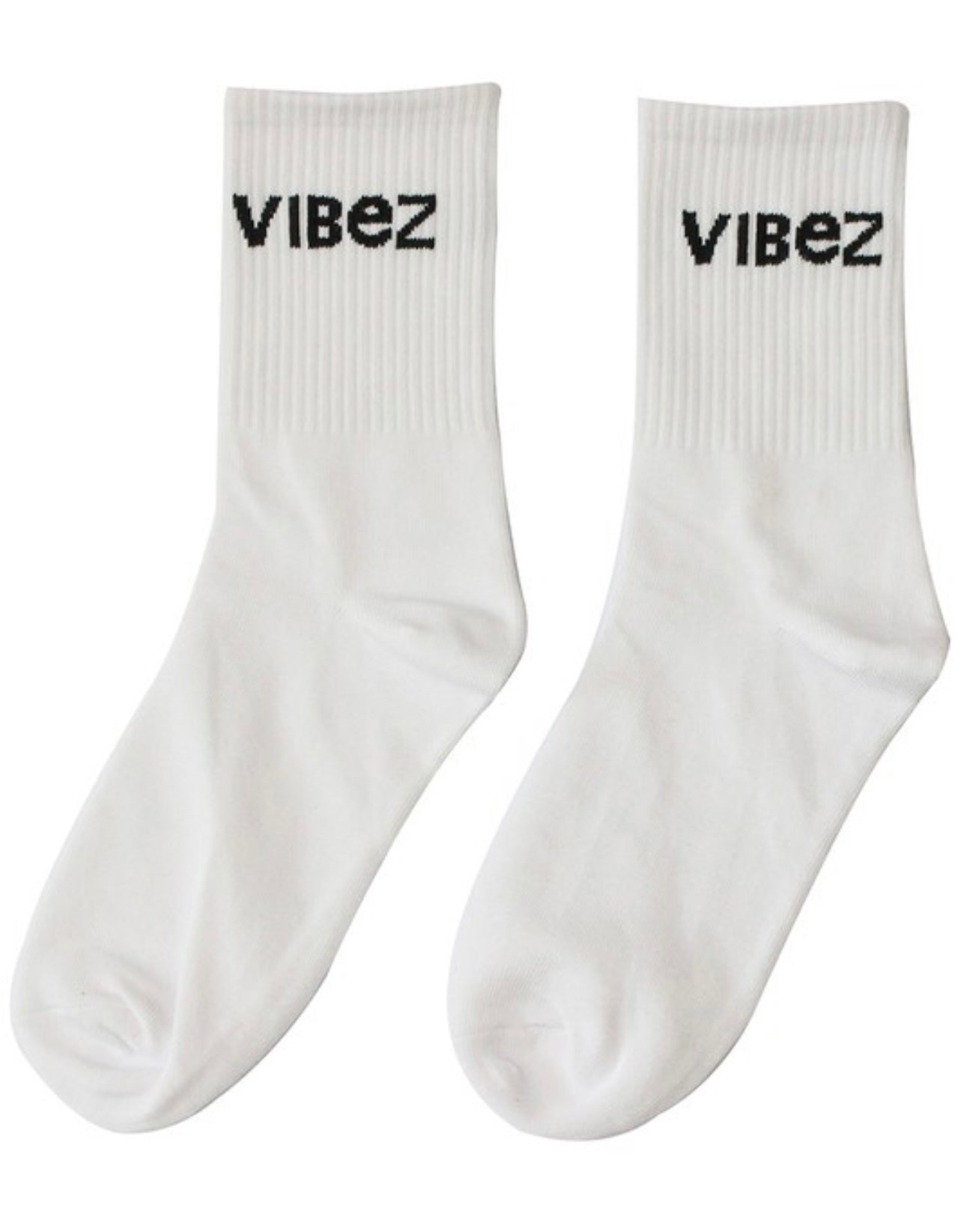 White socks, vibez , vibez socks ,