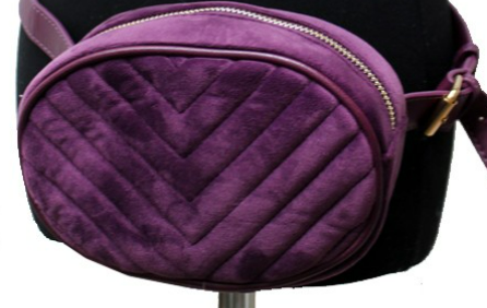 purple fannypack, 